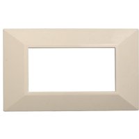 ETTROIT AN90409 4P Pyramidenplatte Moon Series Sandfarbe, kompatibel mit Bticino Axolute von ETTROIT
