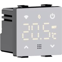 ETTROIT Programmierbarer Thermostat für Unterputzinstallation 230V Touch-Display kompatibel mit LIVING-Unterstützung (2 Module) - LN4102 von ETTROIT