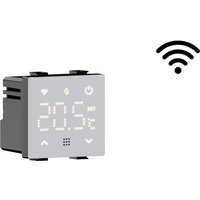 ETTROIT Smart Wifi Chronothermostat Eingebauter Kesselthermostat Digitaler Touchscreen TUYA Weiß MTWF4102 von ETTROIT