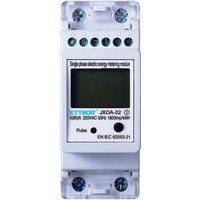 Einphasiger stromzähler auf din-schiene für den hausgebrauch 2 module ac 220V 5(80)A von ETTROIT