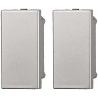 Einsatz blindmodul Bticino Axolute kompatibler tech farbe 2St Packung Ettroit AG0100 von ETTROIT