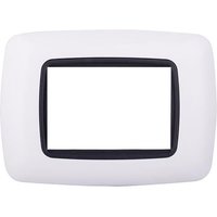 Ettroi-kompatible Bticino Livinglight 3-Modul-abgerundete Kunststoffplatte, weiße Farbe – LN88301 Ettroi-kompatible Bticino Livinglight 3-Modul-abgerundete Kunststoffplatte, weiße Farbe – LN88301 von ETTROIT
