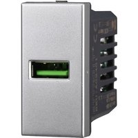 AG2401 USB-Ladesteckdosenmodul, 5 v, 2,1 a, Grau, usb-a, kompatibel mit Bticino Axolute - Ettroit AG2401 USB-Ladesteckdosenmodul, 5 v, 2,1 a, Grau, usb-a, kompatibel mit Bticino Axolute - Ettroit von ETTROIT