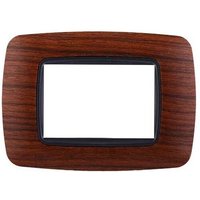 Ettroit Bticino Livinglight kompatible Platte mit 3 Modulen, runder Kunststoff in Bruyèrefarbe – LN88303 von ETTROIT