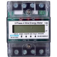 Ettroit - dreiphasiger stromzähler auf din-schiene 220V - 380V 5-80A 4 module von ETTROIT
