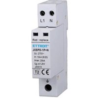 Ettroit - berspannungsableiter 220V Typ T2 1P+N 275V 10kA-20kA belegt 1 DIN-Modul JX5510 von ETTROIT
