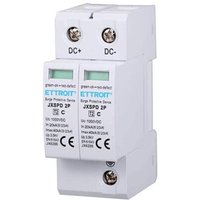 Ettroit - Photovoltaik-Überspannungsableiter Typ 2 dc Niederspannung 40KA 1000V 2 DIN-Module JX6286 Ettroit - Photovoltaik-Überspannungsableiter Typ 2 dc Niederspannung 40KA 1000V 2 DIN-Module JX6286 von ETTROIT