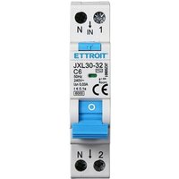 Fehlerstrom-Schutzschalter 1P+N 6A 6KA 30mA 220V von ETTROIT