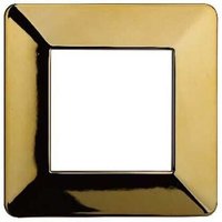 Kompatible Abdeckrahmen Vimar Plana 2 module kunststoff gold glänzend farbe Ettroit EV83212 von ETTROIT