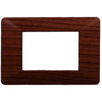 Kompatible Abdeckrahmen Vimar Plana 3 module kunststoff radica farbe Ettroit EV83303 von ETTROIT