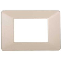 Kompatible Abdeckrahmen Vimar Plana 3 module kunststoff sand farbe Ettroit EV83309 von ETTROIT