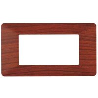 Kompatible Abdeckrahmen Vimar Plana 4 module kunststoff radica farbe Ettroit EV83403 von ETTROIT