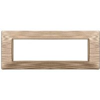 Kompatible Abdeckrahmen Vimar Plana 7 module kunststoff satiniert Gold farbe Ettroit EV85611 Kompatible Abdeckrahmen Vimar Plana 7 module kunststoff satiniert Gold farbe Ettroit EV85611 von ETTROIT