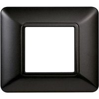 Kompatible Abdeckrahmen Bticino Matix 2 module Kunststoff dunkler Stahl Farbe von ETTROIT