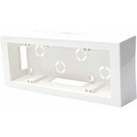 Modulare Wanddose mit 6 Modulen Monoblock universalweiß IP40 Ettroit MT3606 von ETTROIT