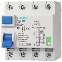Pure 4P 16A 30mA curve b 6KA ac/dc 380V Fehlerstromschutzschalter von ETTROIT