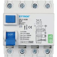 Pure 4P 40A 30mA curve b 6KA ac/dc 380V Fehlerstrom-Schutzschalter von ETTROIT