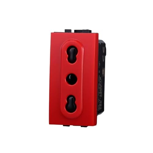 Steckdose Biasso rot 2+T 16A von ETTROIT