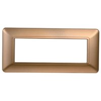 Kompatible Abdeckrahmen Bticino Matix 6 module Kunststoff gold Farbe Kompatible Abdeckrahmen Bticino Matix 6 module Kunststoff gold Farbe von ETTROIT
