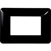 Kompatible Abdeckrahmen Bticino Matix 3 module Kunststoff schwarz Farbe von ETTROIT