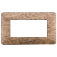 Kompatible Abdeckrahmen Bticino Matix 4 module Kunststoff helles Holz Farbe von ETTROIT
