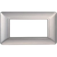 Kompatible Abdeckrahmen Bticino Matix 4 module Kunststoff Silber Farbe Kompatible Abdeckrahmen Bticino Matix 4 module Kunststoff Silber Farbe von ETTROIT