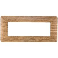 Kompatible Abdeckrahmen Bticino Matix 6 module Kunststoff dunkles Holz Farbe Kompatible Abdeckrahmen Bticino Matix 6 module Kunststoff dunkles Holz Farbe von ETTROIT