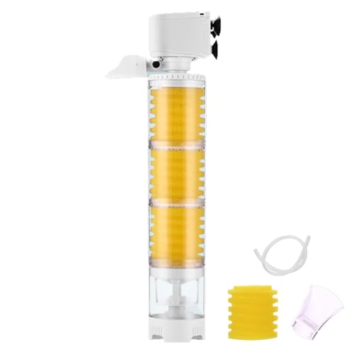 ETUCYNG Aquarium-Filter-Tank-Schwammfilter für Aquarium, Vakuumfilter, Pumpe AC 220–240 V, 50/60 Hz, für Aquarium-Filtration, Sauerstoffzirkulation von ETUCYNG