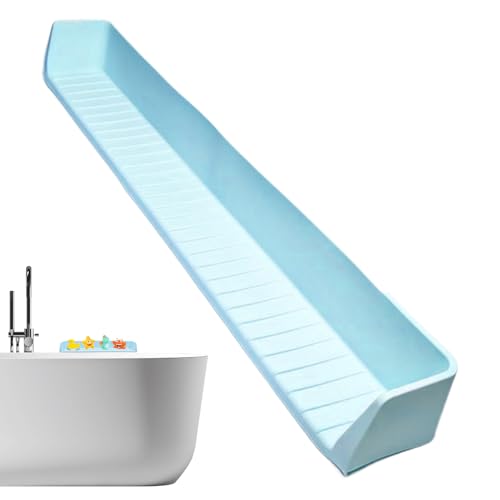 ETUCYNG Badewanne Splash Guard Silikon Dusche Schwallschutzleiste 80x11.5x9.7cm Selbstklebend Schwallschutz Für Küche Und Bad Spielzeug Aufbewahrung Für Kinder von ETUCYNG