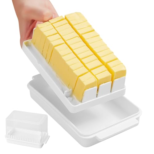 ETUCYNG Butterschneider - Luftdichter Butterschneider Behälter - Schneidewerkzeug Mit Behälter, Herausnehmbares Küchenzubehör Für Vorratsschrank Kühlschrank ETUCYNG Butterschneider - Luftdichter Butterschneider Behälter - Schneidewerkzeug Mit Behälter, Herausnehmbares Küchenzubehör Für Vorratsschrank Kühlschrank von ETUCYNG