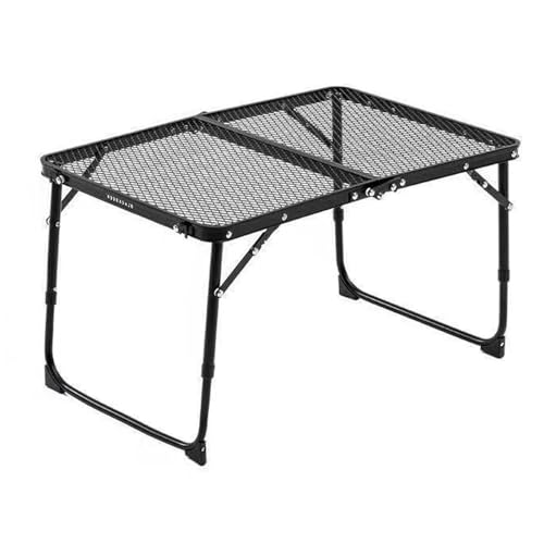ETUCYNG Camping Grilltisch | Tragbarer Metall Campingtisch | Leichter Grilltisch mit Mesh Desktop, Patio Camp Küche Zubehör für Grill, Camping, BBQ, ETUCYNG Camping Grilltisch | Tragbarer Metall Campingtisch | Leichter Grilltisch mit Mesh Desktop, Patio Camp Küche Zubehör für Grill, Camping, BBQ, von ETUCYNG