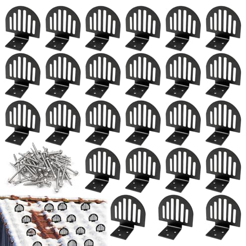 ETUCYNG Dach Schneefang - 25 Stück Metall Dach Eisstopser Aufbau - Stehdach Schneeschutz Gegen Schneerutschen Für Winterbedarf Verhinderung Von Eisschäden ETUCYNG Dach Schneefang - 25 Stück Metall Dach Eisstopser Aufbau - Stehdach Schneeschutz Gegen Schneerutschen Für Winterbedarf Verhinderung Von Eisschäden von ETUCYNG