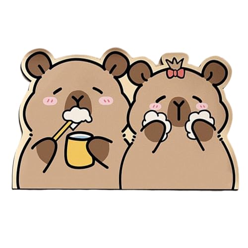 ETUCYNG Die Duschmatte - Capybara Badezimmermatten,Kieselerde Teppich Schnelltrocknend Weich Duschzubehör Für Badezimmer Dusche WC von ETUCYNG