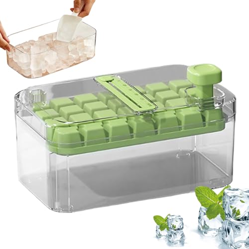 ETUCYNG Eiswürfelform mit 6 Mulden, große Whiskey-Eisform mit Deckel und Box, leicht zu lösen, für Kühlschrank, Sommer, Picknick, Party, Camping, Whiskey, Cocktail, Getränke, Saft, Champagner ETUCYNG Eiswürfelform mit 6 Mulden, große Whiskey-Eisform mit Deckel und Box, leicht zu lösen, für Kühlschrank, Sommer, Picknick, Party, Camping, Whiskey, Cocktail, Getränke, Saft, Champagner von ETUCYNG