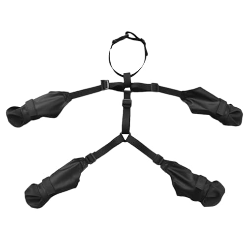 ETUCYNG Hundetragegurte Stiefel | Hund Halter Hosen Mit Trägern - Schmutzabweisende wasserdichte Beinschützer Für Winter Schnee Regen Wandern Outdoor Training Reisen von ETUCYNG