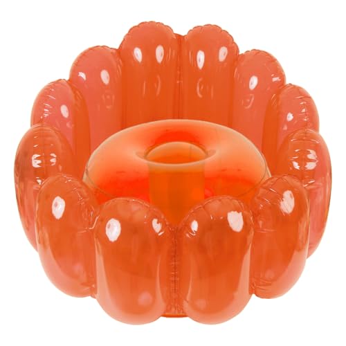 ETUCYNG Jelly Transparenter Luftstuhl, PVC, aufblasbares Sofa, ergonomisches Luftsofa für drinnen und draußen, schnelles Aufpumpen, unterstützt 113,4 kg, für Rasen, Camping, Schlafzimmer ETUCYNG Jelly Transparenter Luftstuhl, PVC, aufblasbares Sofa, ergonomisches Luftsofa für drinnen und draußen, schnelles Aufpumpen, unterstützt 113,4 kg, für Rasen, Camping, Schlafzimmer von ETUCYNG