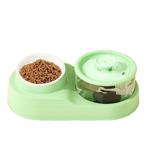 ETUCYNG Katzen-Wasserspender, Katzen-Futterstation, abnehmbares Design, rutschfeste Unterseite, Fütterungs- und Bewässerungszubehör für heißes Klima ETUCYNG Katzen-Wasserspender, Katzen-Futterstation, abnehmbares Design, rutschfeste Unterseite, Fütterungs- und Bewässerungszubehör für heißes Klima von ETUCYNG
