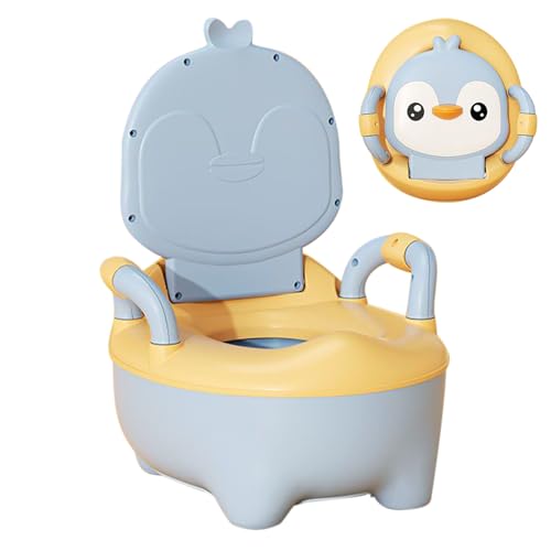 ETUCYNG Kinder-Töpfchentraining-Toilettensitz, rutschfest, Pinguin, Toilettensitz mit Spritzschutz, tragbares Reisezubehör für Outdoor-Spielen, Camping von ETUCYNG