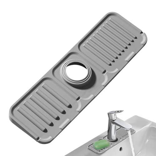 ETUCYNG Küchenspüle Wasserhahn Matte | Spültischarmatur Spritzmatte, rutschfest für Küche, multifunktionaler Spritzer ETUCYNG Küchenspüle Wasserhahn Matte | Spültischarmatur Spritzmatte, rutschfest für Küche, multifunktionaler Spritzer von ETUCYNG