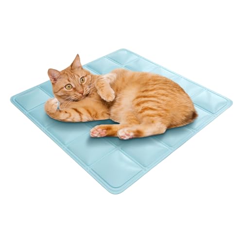 ETUCYNG Kühlmatte für Katzen – Outdoor Pad Katze Kühlende Schlafdecke – Haustiermatratze Kratzfest Heißes Wetter Zubehör für Picknick Auto Reise Rasen Wohnzimmer Balkon ETUCYNG Kühlmatte für Katzen – Outdoor Pad Katze Kühlende Schlafdecke – Haustiermatratze Kratzfest Heißes Wetter Zubehör für Picknick Auto Reise Rasen Wohnzimmer Balkon von ETUCYNG