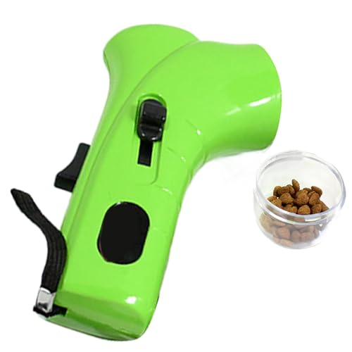 ETUCYNG Leckerli-Shooter für Katzen – Handheld Pet Snack Shooter Futterkatapult Haustier Snack Feeder für Spaß Spielen Kätzchen Welpen Training Belohnung Spielzeug von ETUCYNG