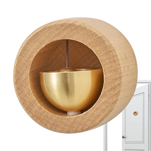 ETUCYNG Magnetische Türklingel – Holz-Türklingel Magnet für Schlafzimmer, einfache Installation, Heimdekoration, Türklingel mit angenehmem Klang für Geschäft, Heimstudios, Café ETUCYNG Magnetische Türklingel – Holz-Türklingel Magnet für Schlafzimmer, einfache Installation, Heimdekoration, Türklingel mit angenehmem Klang für Geschäft, Heimstudios, Café von ETUCYNG