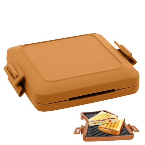 ETUCYNG Mikrowellen-Sandwich-Maker, Mikrowellen-Toastie-Maker, verstellbarer Toastie-Maker, Frühstücks-Sandwich-Maker, Mikrowellen-Toastie-Sandwich-Maker, Silikon, schnelles Aufheizen ETUCYNG Mikrowellen-Sandwich-Maker, Mikrowellen-Toastie-Maker, verstellbarer Toastie-Maker, Frühstücks-Sandwich-Maker, Mikrowellen-Toastie-Sandwich-Maker, Silikon, schnelles Aufheizen von ETUCYNG