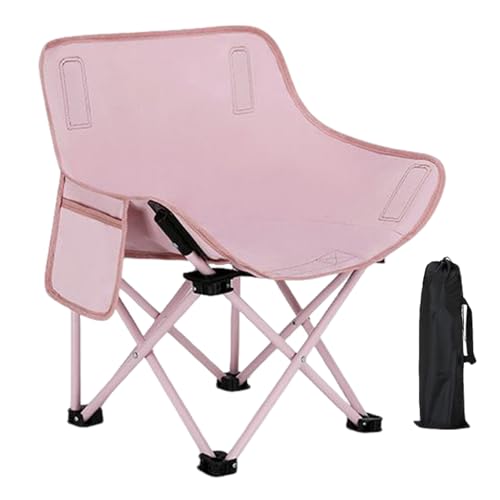 ETUCYNG Mondförmiger faltbarer Kinderstuhl, 30 x 30 x 53 cm, tragbarer Outdoor-Hocker, leichter Campingstuhl für Picknicks, Angeln, leicht, mit Tragetasche, trägt bis zu 75 kg von ETUCYNG