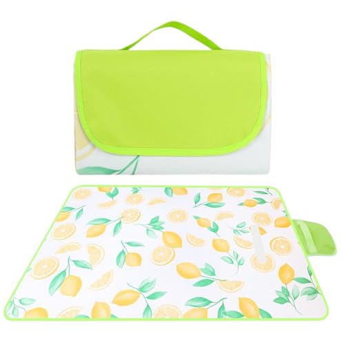 ETUCYNG Picknickdecke, Outdoor Camping Unterlage, Faltbare Picknickdecke Mit Tragergriff 198x198 cm Für Garten Pool Balkon Terrasse Camping Sport Entspannung von ETUCYNG