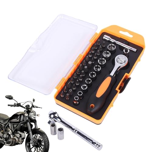 ETUCYNG Ratschen-Set – Schraubenschlüssel und Steckschlüsselsatz | StahlSchraubenschlüssel & Ratsche, Mechaniker-Stecknuss rostfreier Stahl, kompakt multifunktional für Zuhause ETUCYNG Ratschen-Set – Schraubenschlüssel und Steckschlüsselsatz | StahlSchraubenschlüssel & Ratsche, Mechaniker-Stecknuss rostfreier Stahl, kompakt multifunktional für Zuhause von ETUCYNG