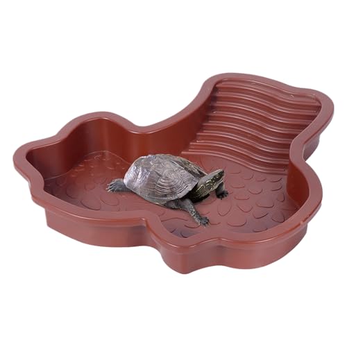 ETUCYNG Reptilienpool für Reptilien, Futternapf, Wassernapf, Badeschale mit Rampe, Aquarium-Dekoration, Haustierbedarf, Futternapf für Amphibien, Frösche, Eidechsen, Schlangen ETUCYNG Reptilienpool für Reptilien, Futternapf, Wassernapf, Badeschale mit Rampe, Aquarium-Dekoration, Haustierbedarf, Futternapf für Amphibien, Frösche, Eidechsen, Schlangen von ETUCYNG
