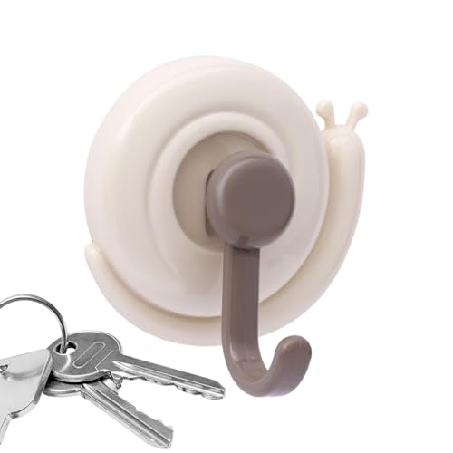 ETUCYNG Saugnapf-Wandhaken | Schnecken-Kleiderbügel Saugnapf Duschhaken – Starke Tragfähigkeit Badzubehör Wiederverwendbarer Handtuchhalter für Taschen ETUCYNG Saugnapf-Wandhaken | Schnecken-Kleiderbügel Saugnapf Duschhaken – Starke Tragfähigkeit Badzubehör Wiederverwendbarer Handtuchhalter für Taschen von ETUCYNG