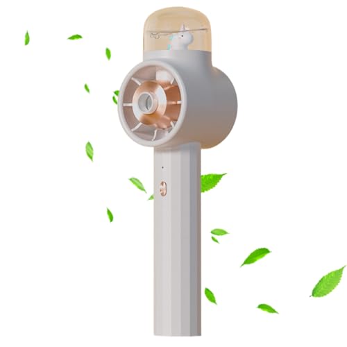 ETUCYNG Tragbarer Ventilator - Tragbarer Kühlventilator Mit Sprühfunktion - 3 Geschwindigkeiten Klimazubehör Für Sommer Reisen Wandern Büro Camping von ETUCYNG