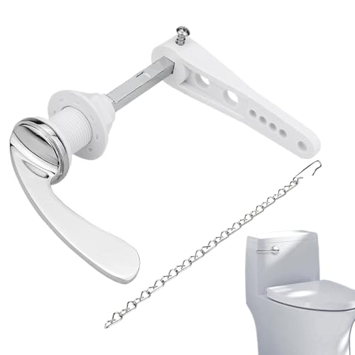 ETUCYNG WC-Griff-Ersatz, Spülhebel-Set, WC-Griff-Ersatz mit Ketten für Reparaturzubehör für Zuhause und Badezimmer von ETUCYNG